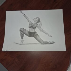 Dancer - unique Drawing #3