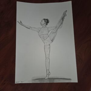 Dancer - unique Drawing #4