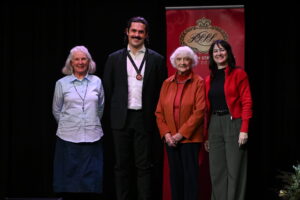 Sacred Solo Winner Hartley Trusler With Sponsor Val Purdie (Coad) And Paulene (Tom Coads Daughter)