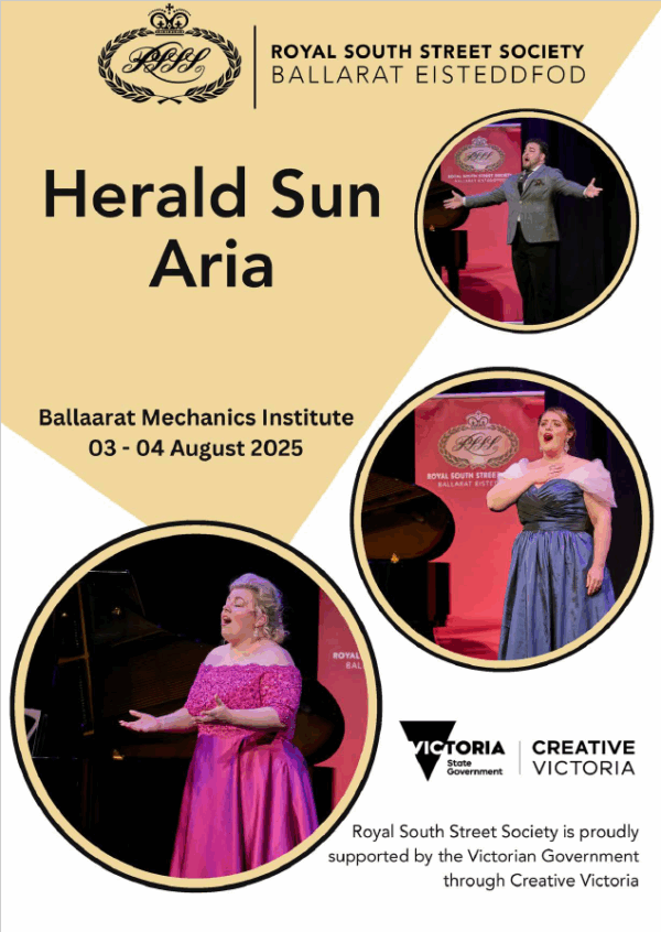 Herald Sun Aria Program