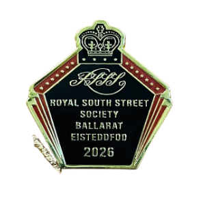 2026 Royal South Street Society Badge