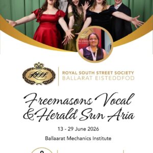 Freemasons Vocal and Aria Program