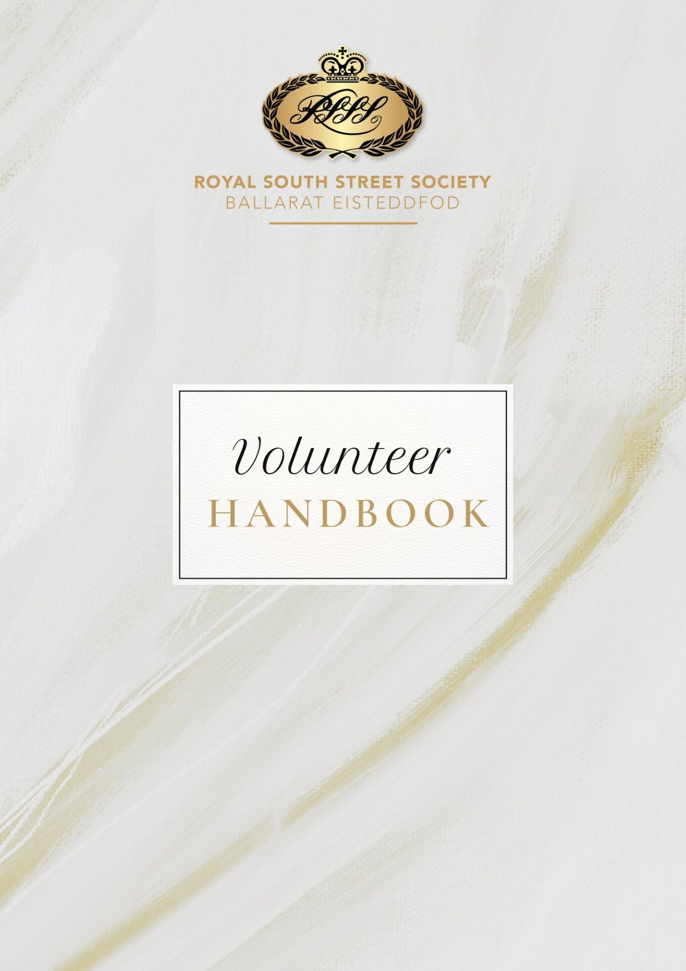 Volunteer Handbook Front Cover