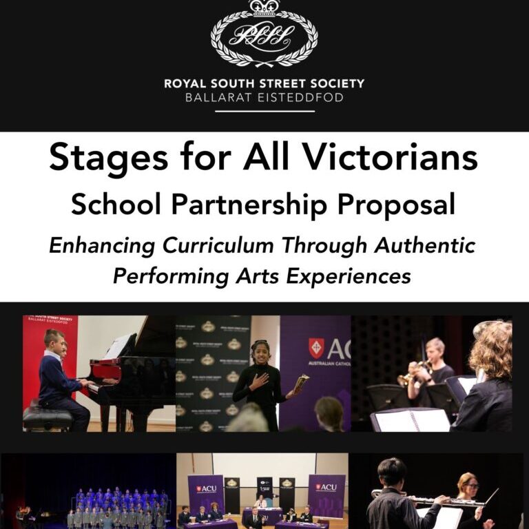 Stages for All Victorians - School Partnership Proposal - 1